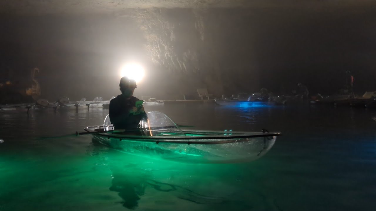 Kayaking a Flooded Mine near Red River Kentucky YouTube