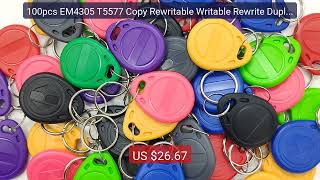 100pcs EM4305 T5577 Copy Rewritable Writable Rewrite Duplicate... — Hot Deal 2026 | Limited Offer!