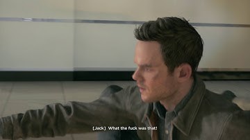 Quantum Break - Monarch HQ: Paperweight With Note, Jack Runs Into Chronon Monster Cutscene XBO