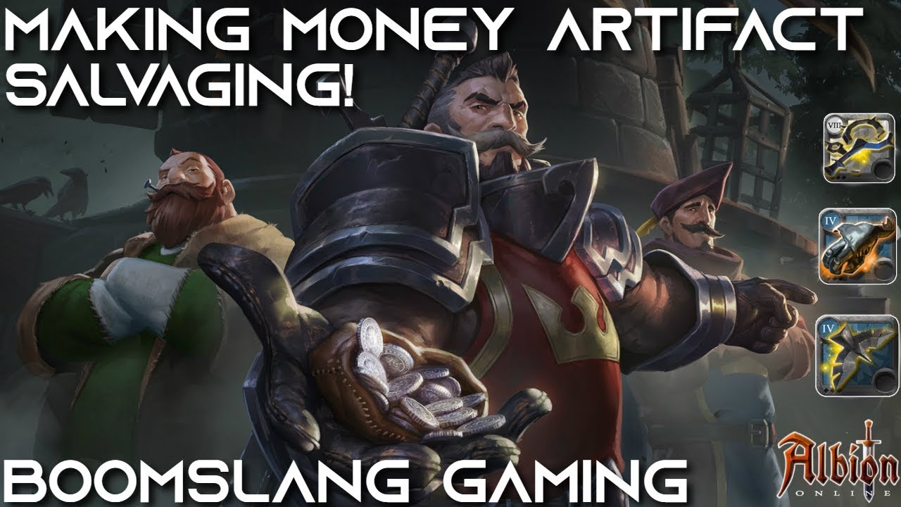 Albion Online - Free To Play - Making Money Artifact Salvaging! - YouTube