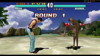 Tekken 3 Expanded: Baek Playthrough - Native PC Port 4K 60FPS