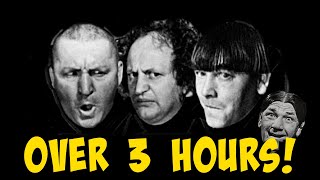 Classic THREE STOOGES Film Fest - Over 3 Hours - CURLY Moe Larry Shemp