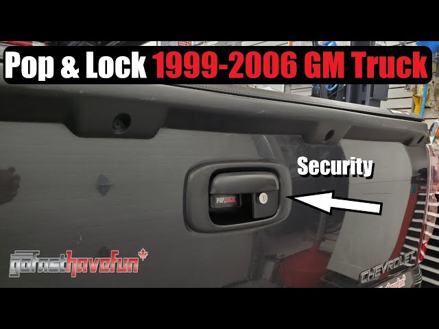 Sierra 1500 The Gate Defender Tailgate Lock (07-26 Sierra 1500) - Free Shipping
