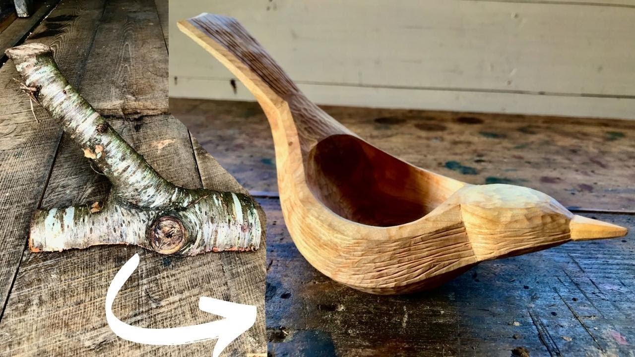Figurine en bois sculpté | Antiquités Bastian