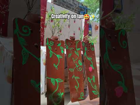 Creativity on fan 🤩 #painting #acrylicpainting #creativeart #artbykinnu #diy