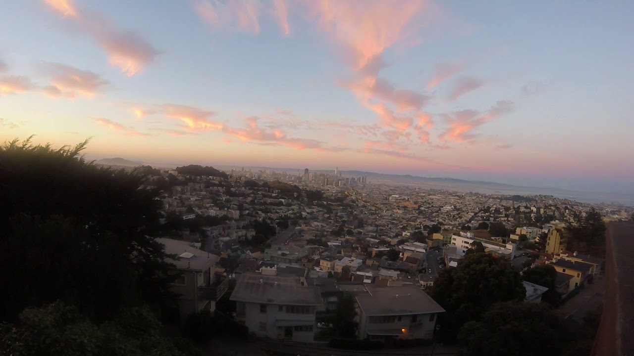 San Francisco sunset time lapse 2017 YouTube
