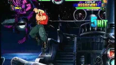 MvC2 Online (360): FuzzyMooChicken (Sab/BH/Ven) vs Brett (Cha/Storm/Doom) 14 .:5.12.10:.