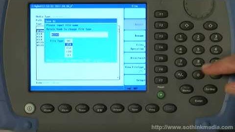 How to Save and Recall | N9344C, N9343C, N9342C Handheld Spectrum Analyzers | Keysight
