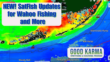 NEW! SatFish Updates for Fishing for Wahoo and More #sst #fishingtips