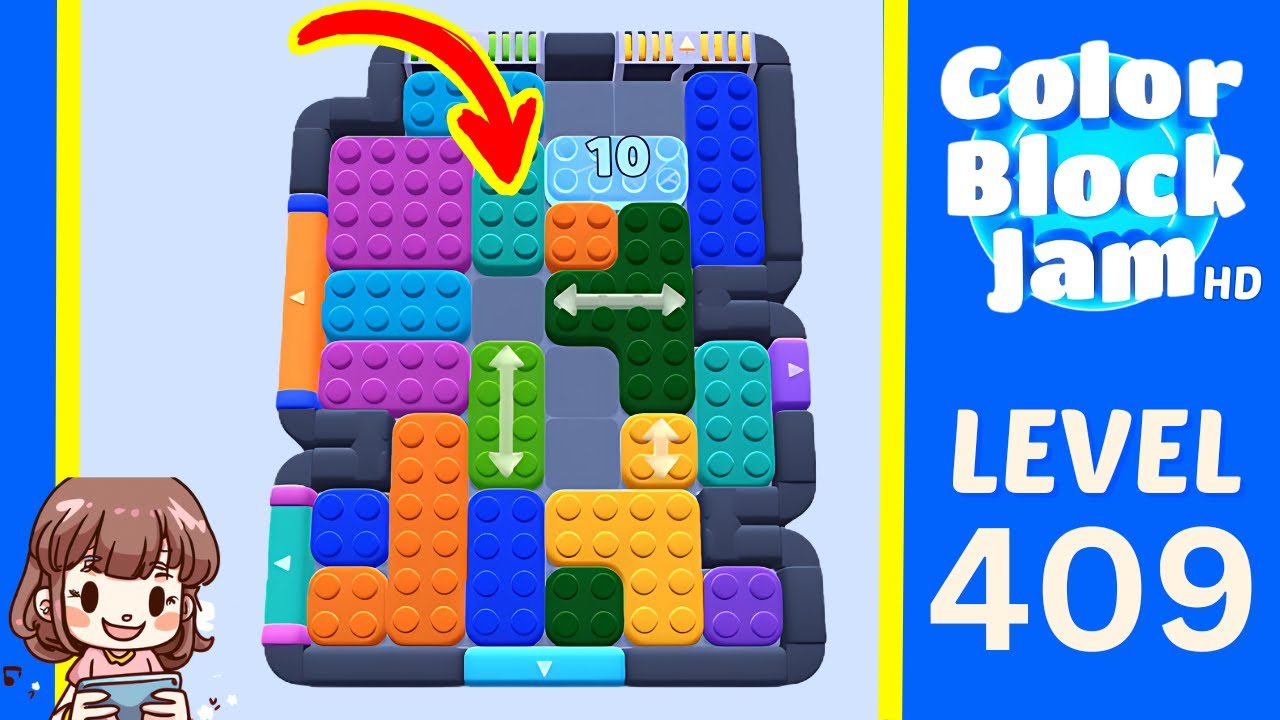 Color Block Jam Level 409 Solution Walkthrough