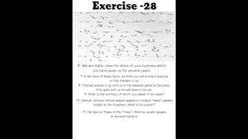 Pitman new era exercise no-28_Pitman new course_New era Exercise no-28SSC Stenographer|#stenographer