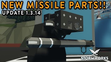 NEW RADAR GUIDED MISSILE PARTS!! - 1.3.14 Update - Stormworks