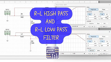 R-L High Pass and R-L Low Pass Filter