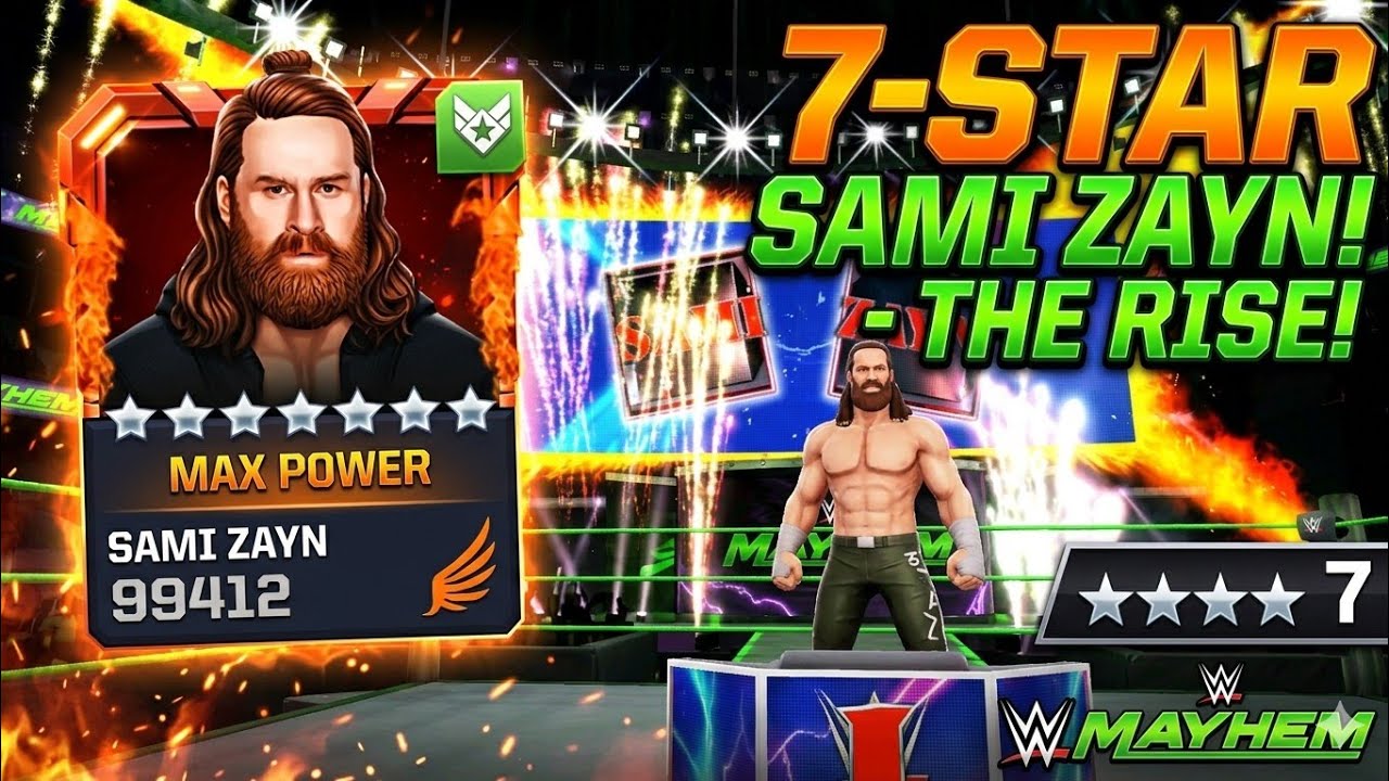 7 STAR SAMI ZAYN FINISHER 🔥| THIS IS MY MOMENT 💪 | WWE MAYHEM 🎮 - YouTube