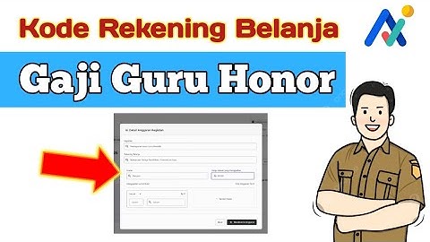 Memasukkan Kode Belanja Gaji Guru Honor di Arkas 2026