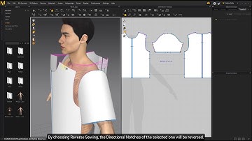 Marvelous Designer 9.5 Arrangement, Sewing & Simulation: Edit Sewing Line