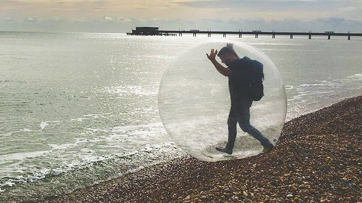 I Crossed Countries by Sea in a Zorb Ball & You Won't Believe What Happened (Zorb at Sea Challenge)