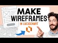 How to CREATE Wireframes in Lucidchart (Step by Step) 2025
