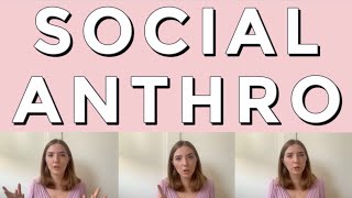 What is SOCIAL Anthropology? PLUS Explaining The Difference Between Social And Cultural Anthropology