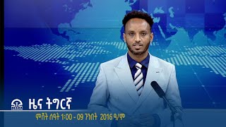 #ቴሌቪዥን_ትግራይ | ዜና ትግርኛ ምሸት ሰዓት 1፡00 - 09 ጉንበት 2016 ዓ/ም | Watch Live Streaming |