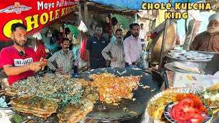 India's Best Tadke Wale Chole Kulche | Famous Mayapuri Chole Kulche | Delhi Street Food