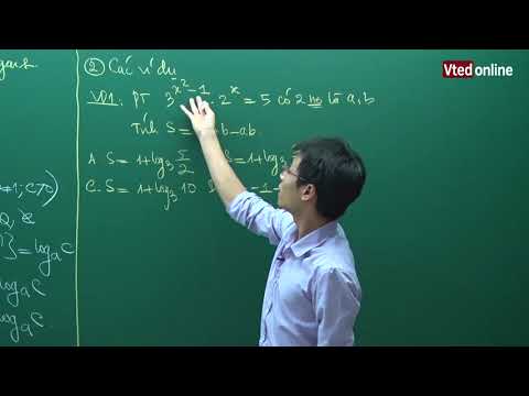 Video Vted.vn - Trích đoạn bài giảng: Phương pháp logarit... - youtube