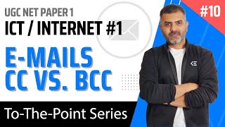 10. E-mail, its protocols and CC vs. BCC - Internet .1 - ICT | UGC NET Paper 1 | Bharat Kumar