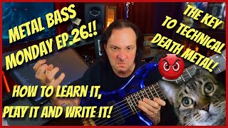 💥The Key To Technical Death Metal! Demystifying the Evil!  (Metal Bass Monday Ep.26)