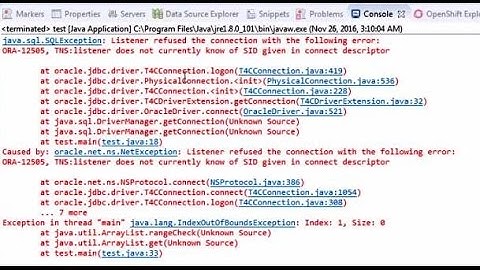 ORA-12505, TNS:listener does not currently know of SID given in connect descriptor |Eclipse(solved)