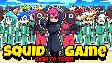 HIHA BẮT SINH TỐ TEAM CHƠI SQUID GAME CỦA MÌNH TRONG MINECRAFT 🤣😎