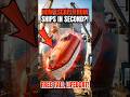 How Escape From Ships in Second | Free Fall Lifeboat Explained?! 😱 🚢 #shorts #ocean #lifeboat