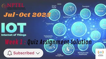 NPTEL Introduction of Internet of Things Week 1 Assignment Solution | July-Oct 2025 | IoT | NPTEL