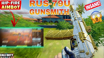 INSANE HIPFIRE 🤯 + FAST MOBILITY | BEST RUS-79U gunsmith/loadout FOR BR AND MP| CALL OF DUTY MOBILE