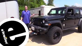 etrailer | Roadmaster DirectConnect Base Plate Kit Installation  2018 Jeep JL Wrangler Unlimited