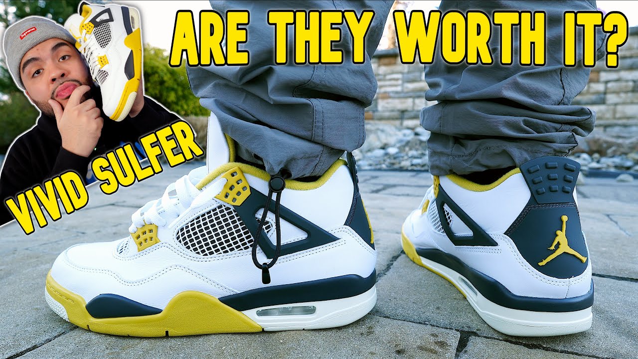 Air Jordan 4 ViViD SALFUR 28㎝ Jordan 4 Retro Vivid Sulfur (Women's) - AQ9129-101 - US