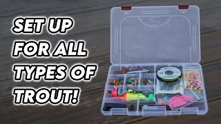 How To Build A Trout Tacklebox! (EVERYTHING YOU NEED)