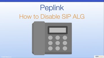 Peplink - How to Disable SIP ALG