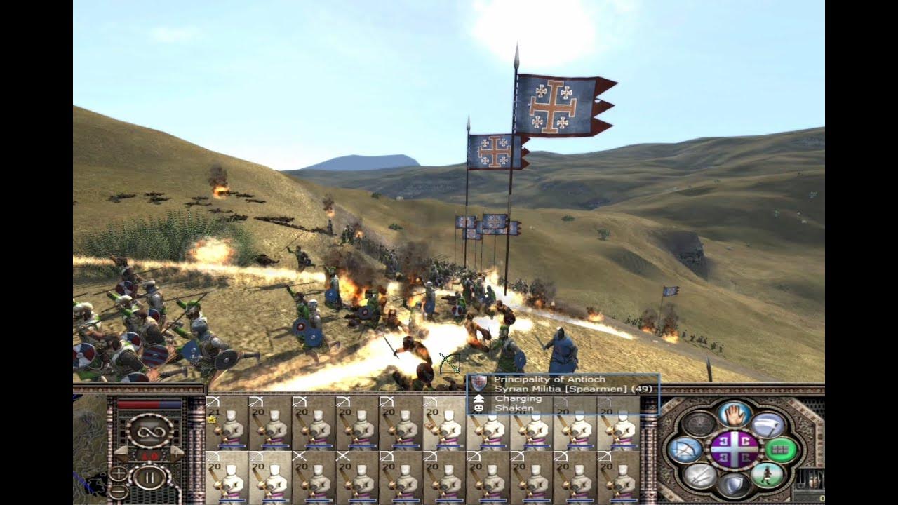 Flamethrower destroys peasants - Medieval II Total War - YouTube