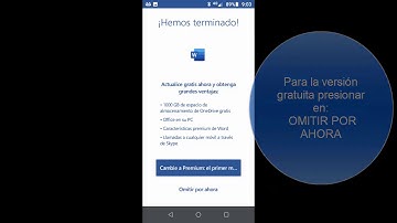 Instalación de MS Word, Excel y Power Point en Android S.O.