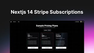 Setup Stripe Subscriptions using Nextjs 14 (Tutorial + Code)