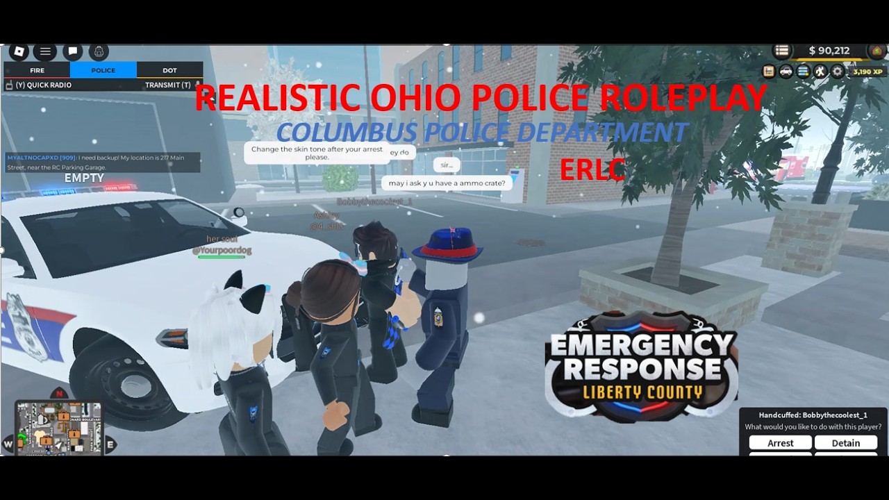 REALISTIC OHIO COLUMBUS POLICE DEPARTMENT ROLEPLAY ERLC
