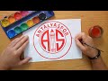 ANTALYASPOR logosu nasıl çizilir - How to draw the ANTALYASPOR logo
