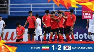 Korea republic became the first team to qualify for afc u23
championship thailand 2020 knockout stage after they claimed a 2-1 win
over islamic ...