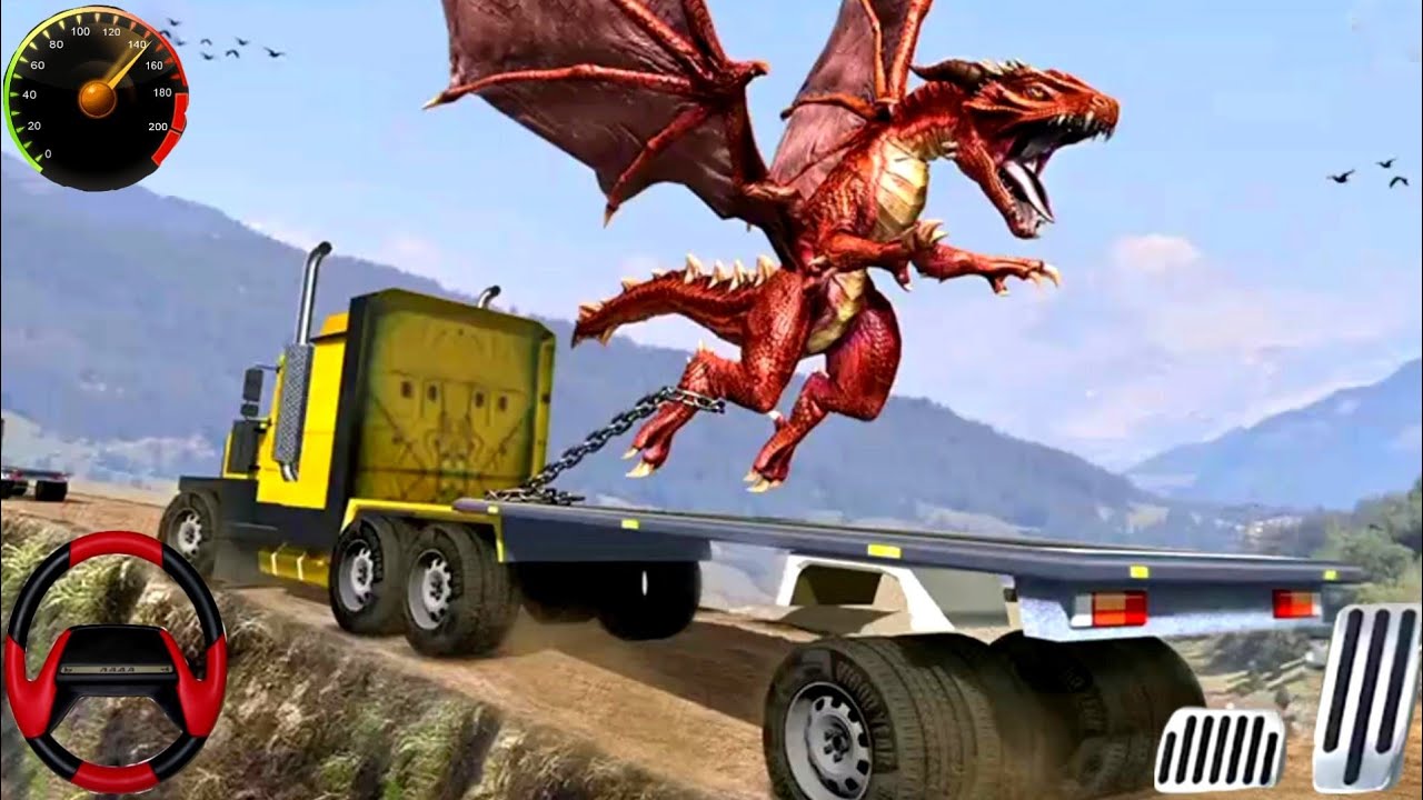Transport Truck Dragon Transport Games 3D - New Truck Transport Driver - Android Gameplay