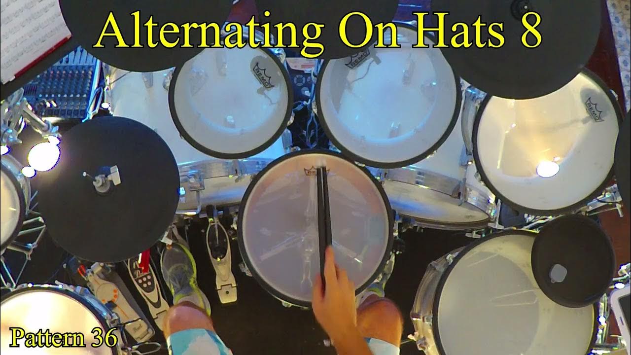 Alternate On Hi Hats Drum Lesson 8 Pattern 36 YouTube