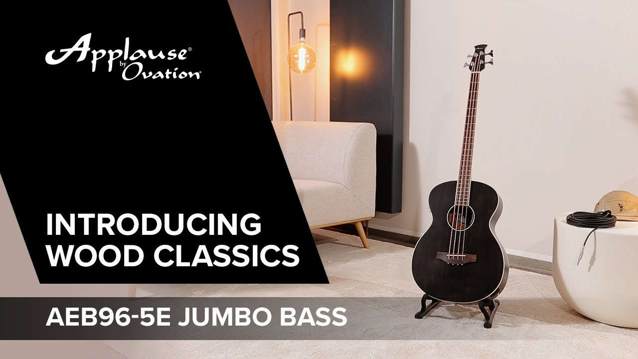 Applause E-Acoustic Bass Wood Classics AEB96-5E Jumbo Bass