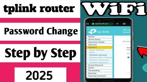 how to change wifi password tp link router in 2025| tplink wifi router ka password kaise change kare