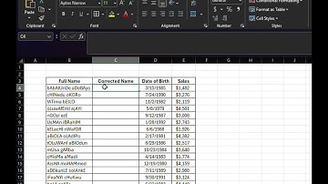 How to Capitalize Names Correctly in Excel with the PROPER Function