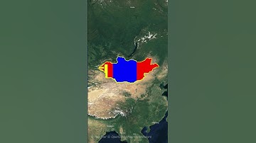 MONGOLIA MAP ANIMATION WITH CAPITAL IN AFTER EFFECTS #shorts
