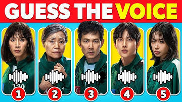 SQUID GAME 3 QUIZ 😱💚🦑 Guess the Characters by Their Voice 🔊 Jump Rope, Player 222